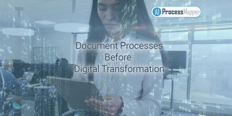 Document Process Before Digital Transformation